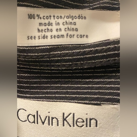 Calvin Klein Boy’s Dress Button Down Shirt - Picture 4 of 7